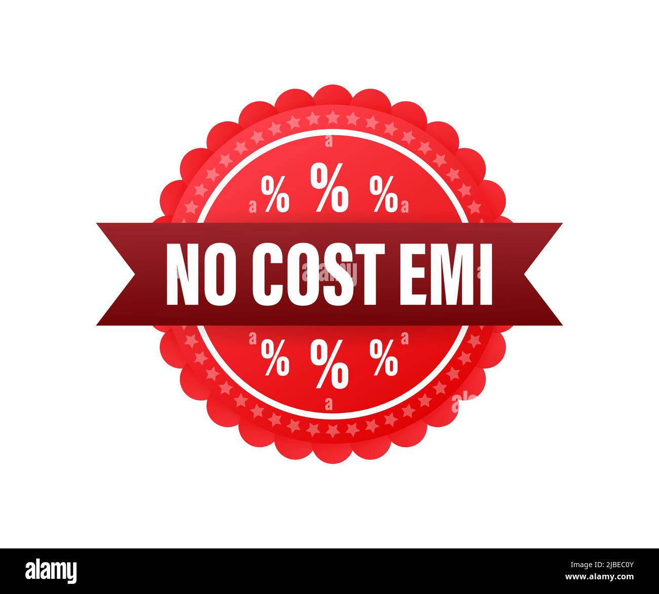 No cost EMI ad flyer layout background. Vector illustration Stock