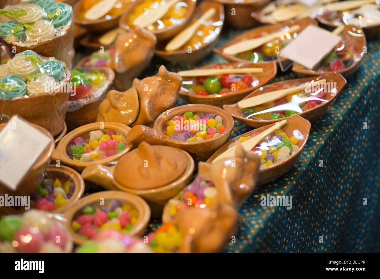 The snack food market is beautiful Stock Photo Alamy