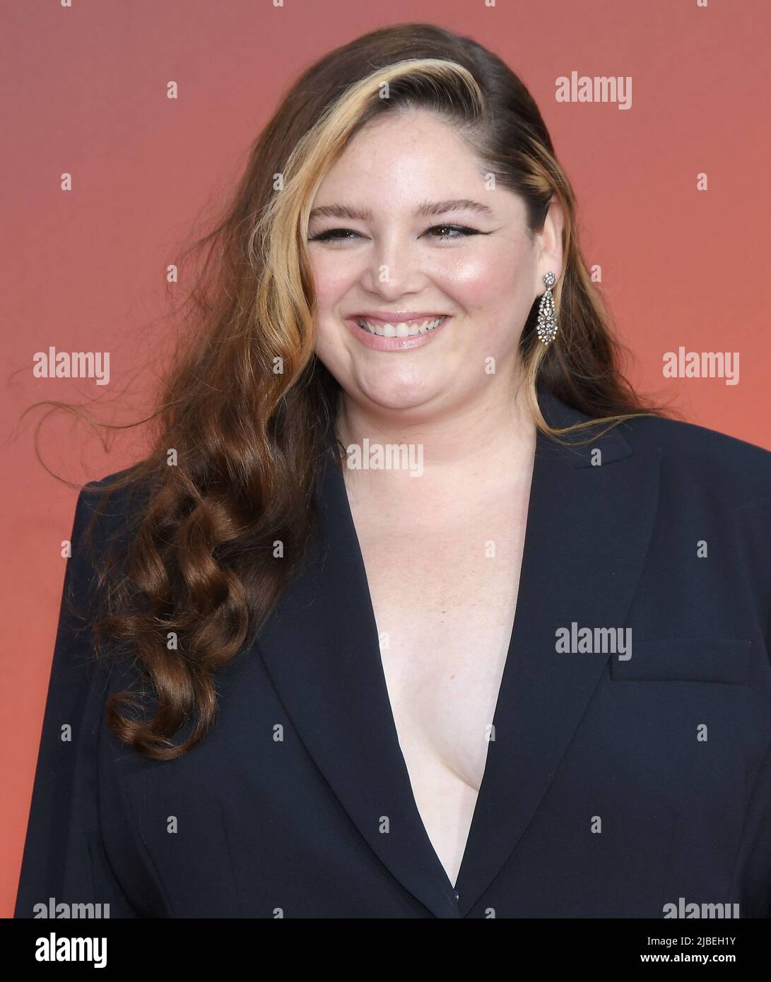 Meg Stalter arrives at the 2022 MTV Movie & TV Awards: UNSCRIPTED held