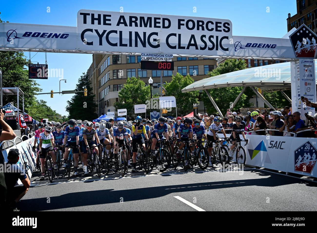 UNITED STATES June 5, 2022 The 2022 Armed Forces Cycling Classic Clarendon Cup the king of