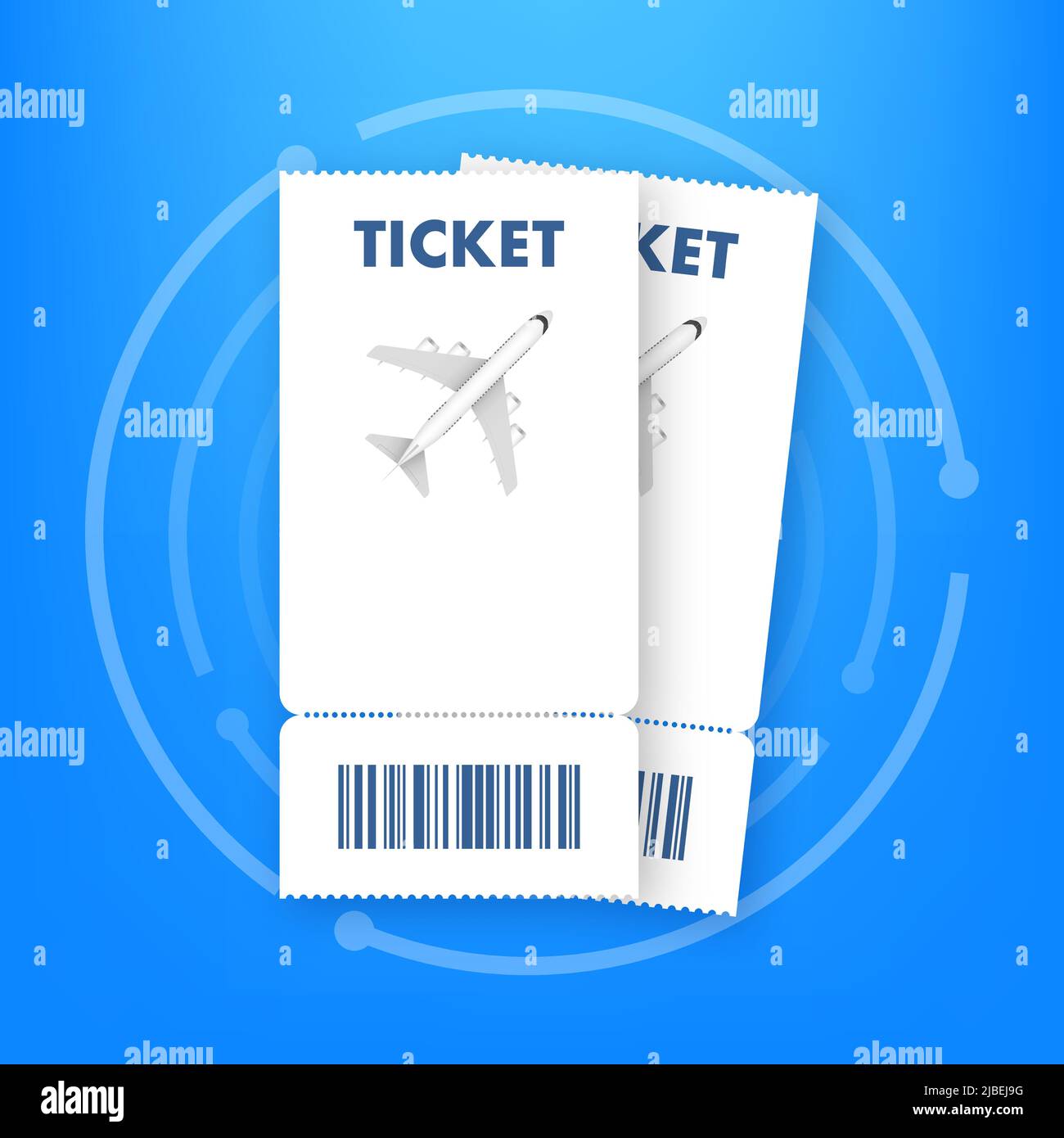 Boarding pass inside airport Stock Vector Images - Alamy