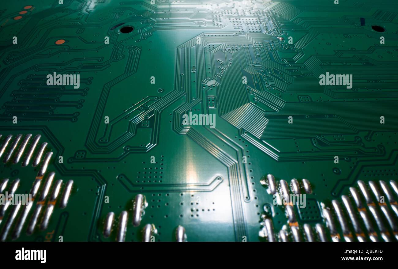 Technology background with circuit board. Electronic computer hardware ...