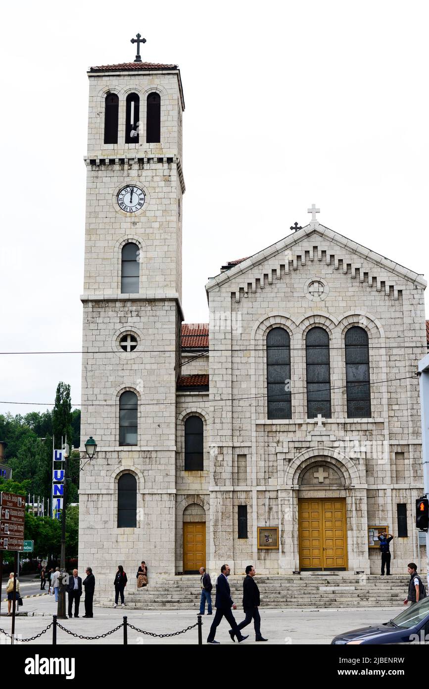 Saint Joseph's church in Sarajevo, Bosnia and Herzegovina. Stock Photo