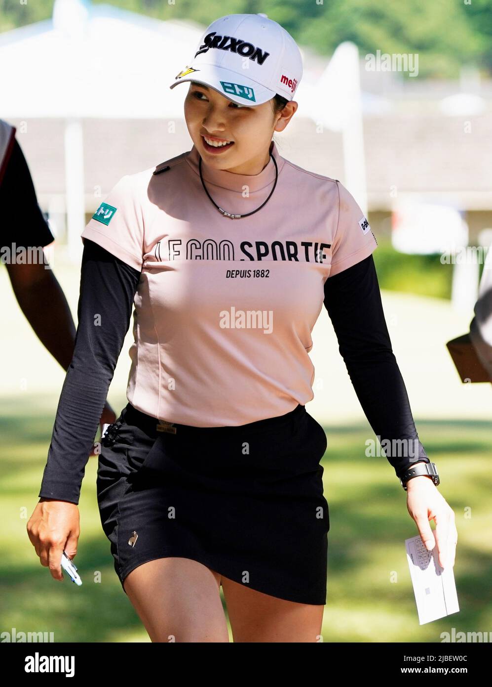 Southern Pines, North Carolina, June 5, 2022. Sakura Koiwai of Japan is  pictured after playing the final round of the U.S. Women's Open at Pine  Needles Lodge and Golf Club in Southern