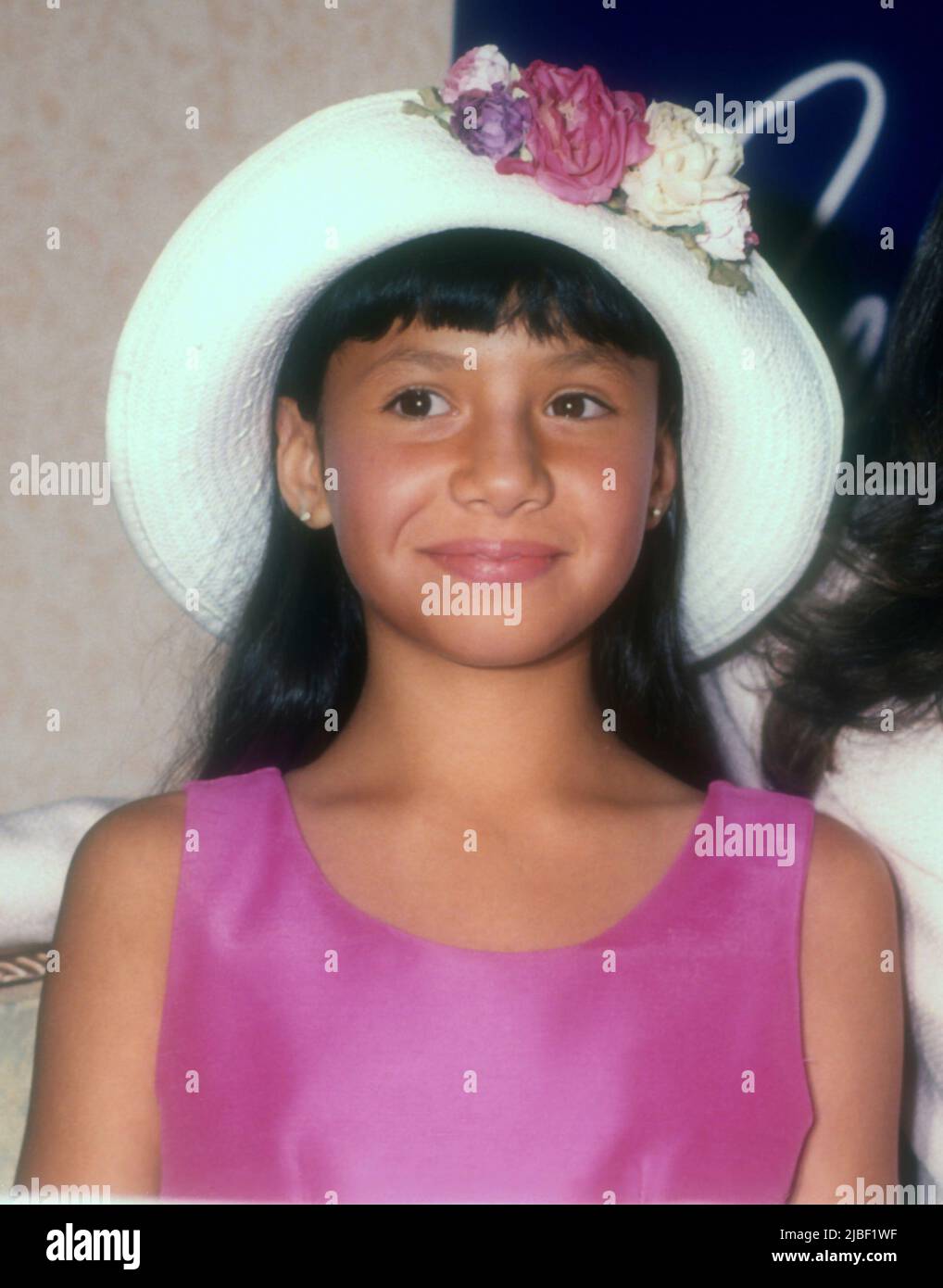 Beverly Hills, California, USA 18th June 1996 Actress Becky Lee Meza attends 'Selena' Press Conference on June 18, 1996 at The Four Seasons Hotel in Beverly Hills, California, USA. Photo by Barry King/Alamy Stock Photo Stock Photo