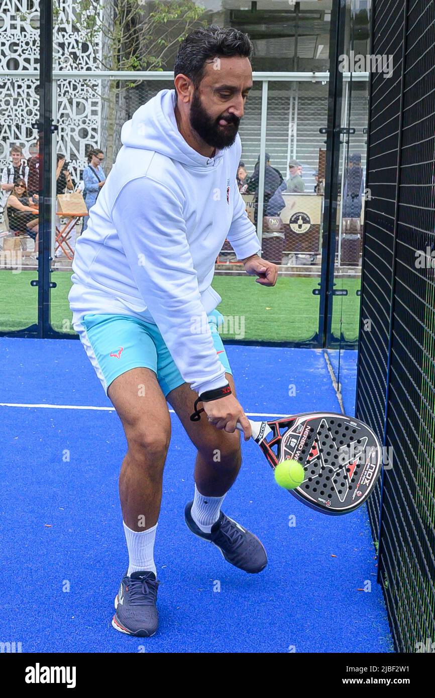 Paris, France, June 05, 2022, Cyril Hanouna playing Padel during French  Open Roland Garros 2022 on June 05, 2022 in Paris, France. Photo by Laurent  Zabulon/ABACAPRESS.COM Stock Photo - Alamy