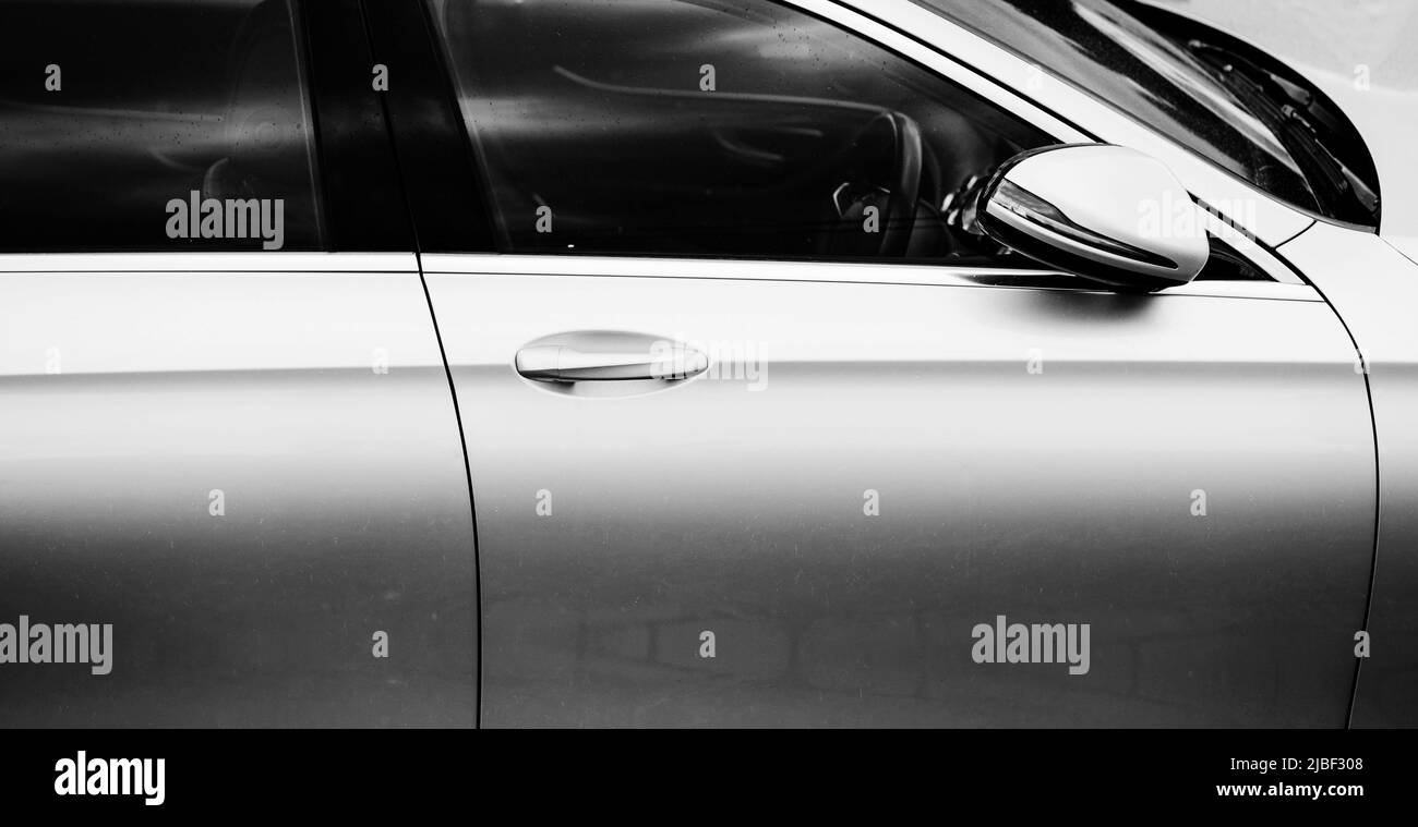 auto bodywork door. element luxury business car. elegance automobile Stock Photo