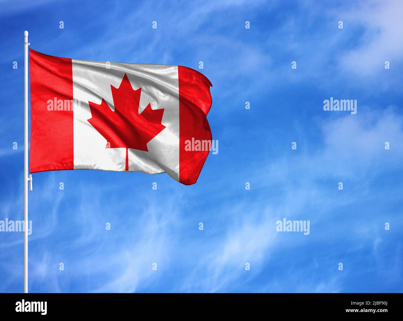 Canada pennant flag symbol hi-res stock photography and images - Alamy