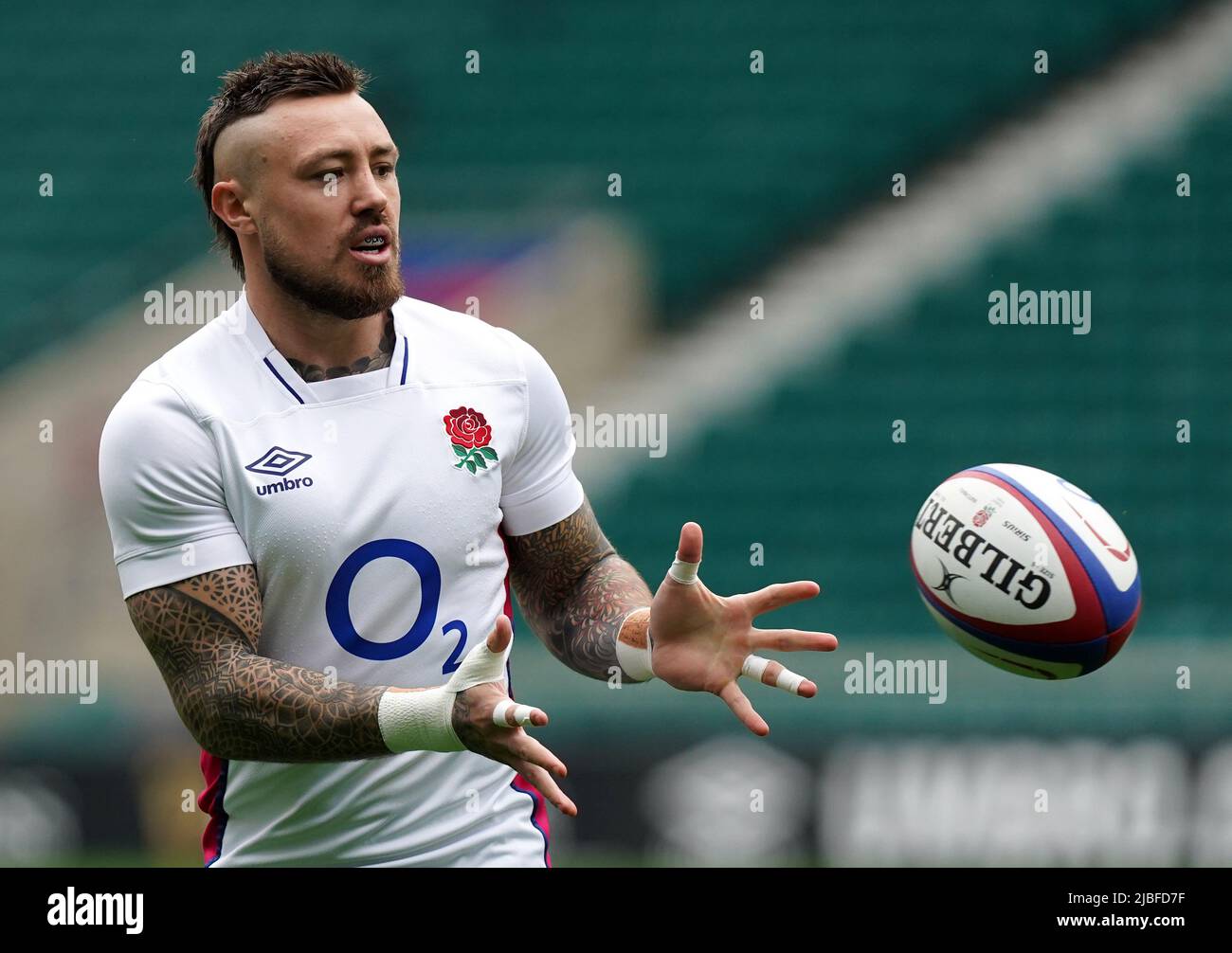 File photo dated 11-03-2022 of England's Jack Nowell. Wings Jonny May and Jack Nowell have been named in a 35-man England squad for a three-day training camp this week. Issue date: Monday June 6, 2022. Stock Photo