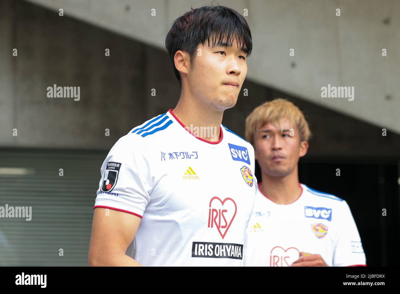 Chiba Japan 5th June 22 Kim Tae Hyeon Vegalta Football Soccer 22 J2 League Match Between Jef United Chiba 2 0 Vegalta Sendai At Fukuda Denshi Arena In Chiba Japan Credit Aflo
