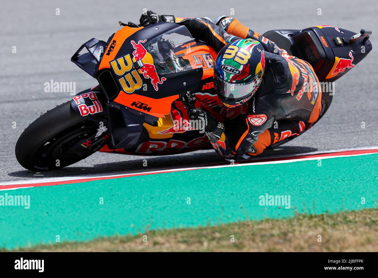 Brad Binder from South Africa of Red Bull KTM Factory Racing team with