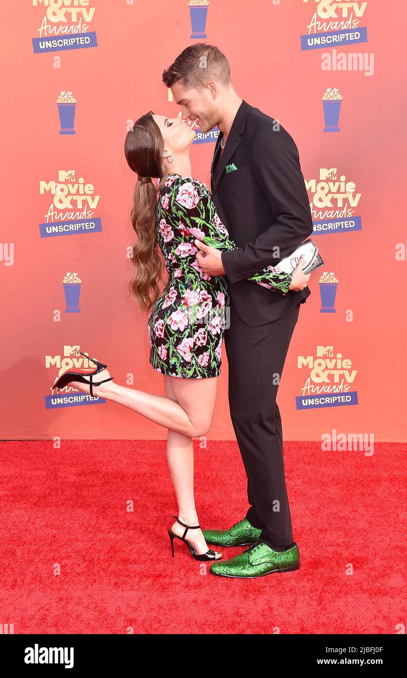 SANTA MONICA, CA JUNE 02 (LR) Chanel West Coast and Dom Fenison