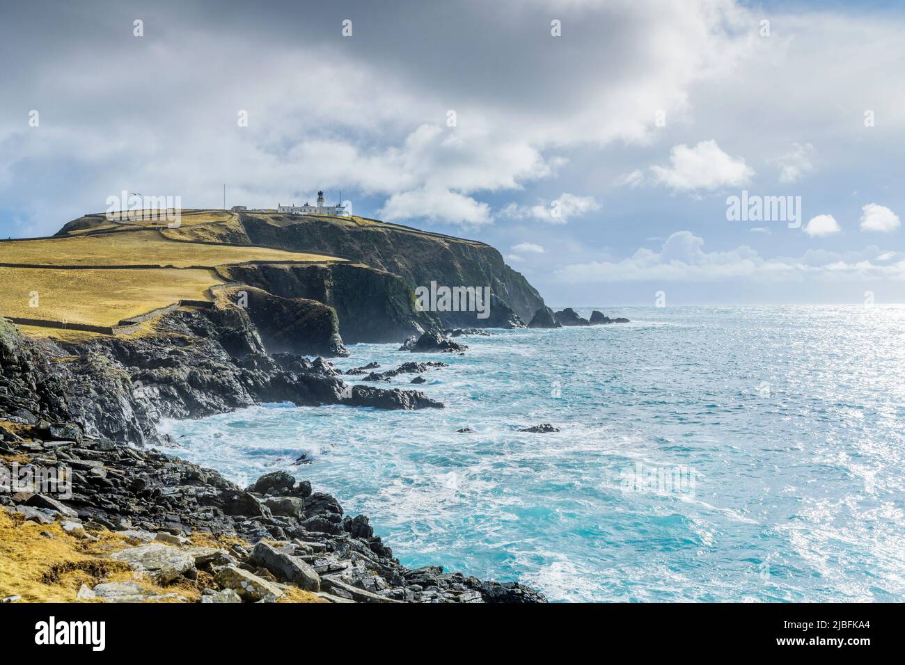 Cliffs and coastline Stock Photo