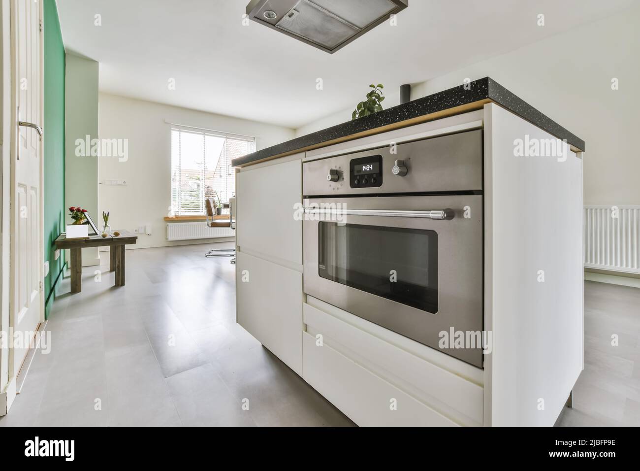 Oven built sales into island