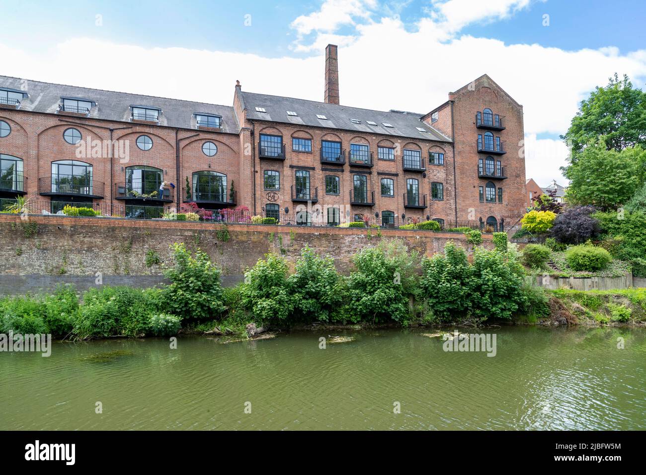 Luxury apartments, Coleham, Longden, Shrewsbury, Shropshire, England
