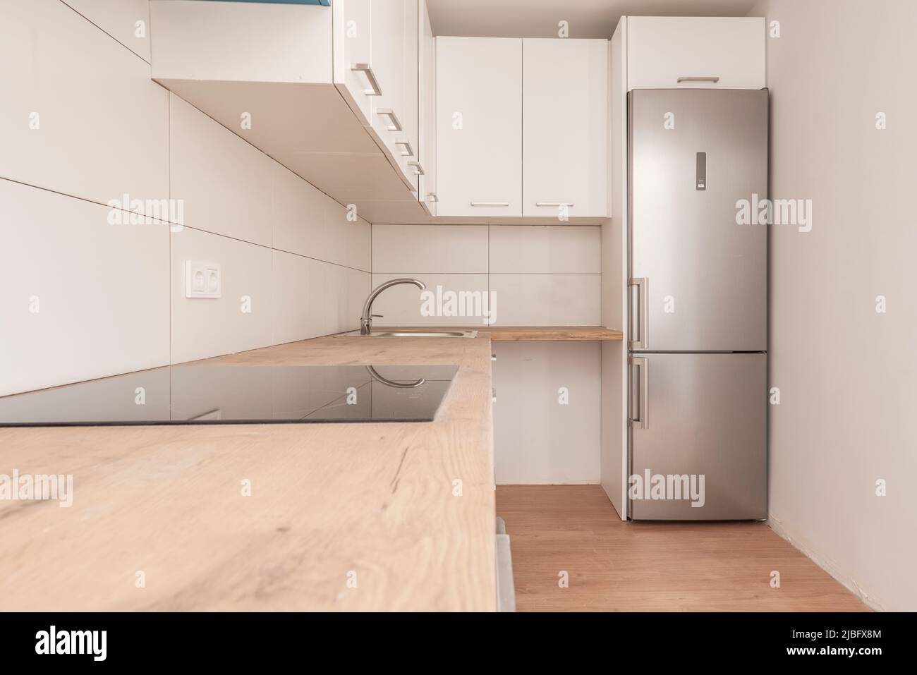 Counter top home design stainless steel hi-res stock photography and ...
