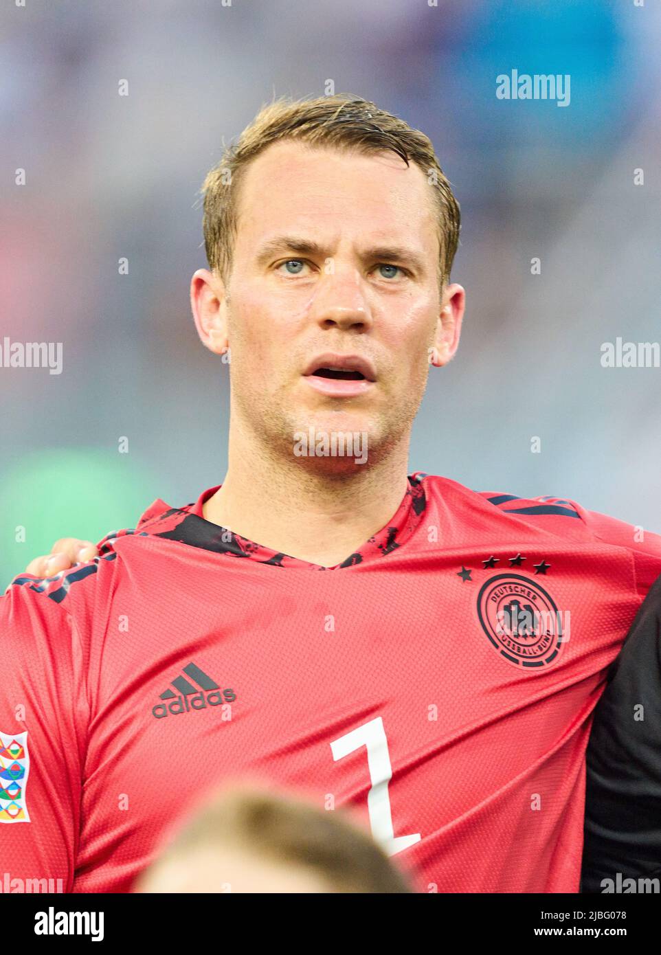 Manuel NEUER, DFB 1 goalkeeper,   in the UEFA Nations League 2022 match ITALY - GERMANY 1-1  in Season 2022/2023 on Juni 04, 2022  in Bologna, Italy.  © Peter Schatz / Alamy Live News Stock Photo