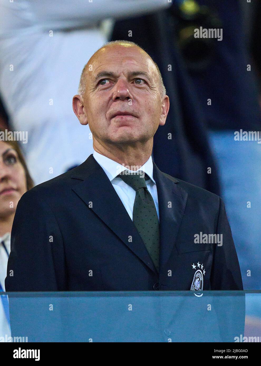 Bernd Neuendorf,  DFB President German Football Association,  in the UEFA Nations League 2022 match ITALY - GERMANY 1-1  in Season 2022/2023 on Juni 04, 2022  in Bologna, Italy.  © Peter Schatz / Alamy Live News Stock Photo