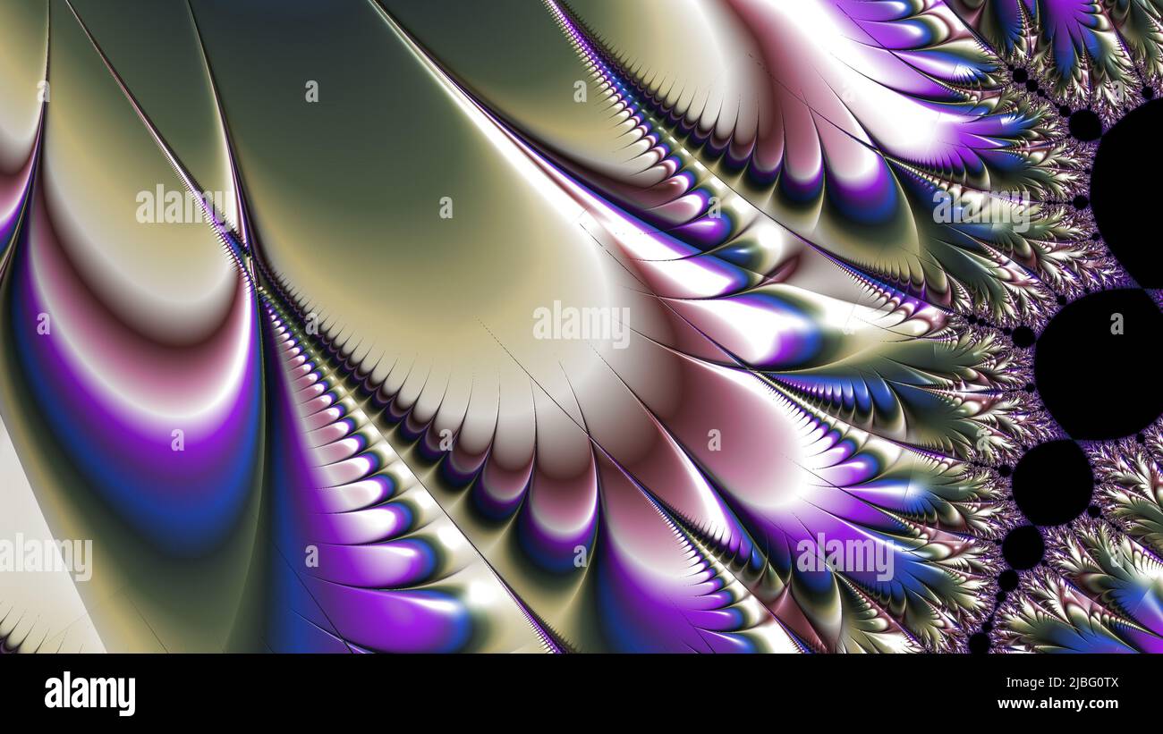 Abstract Computer generated Fractal design. A fractal is a never-ending ...