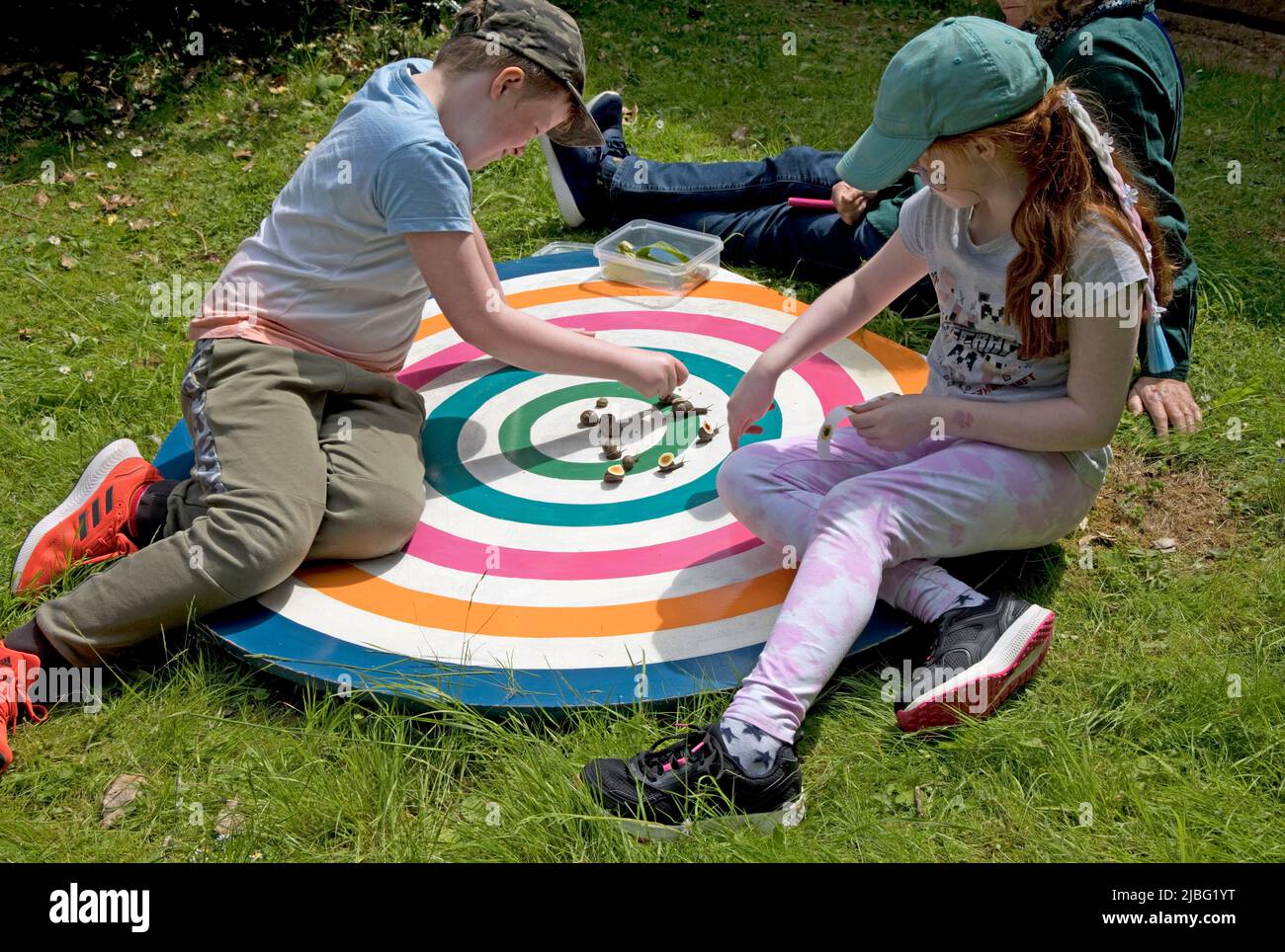 Children Wild Ricing Two young children hi-res stock photography and images - Alamy