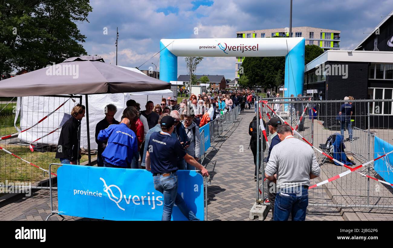 HENGELO, NETHERLANDS JUNE 6 Supporters prior to the FBK Games at the