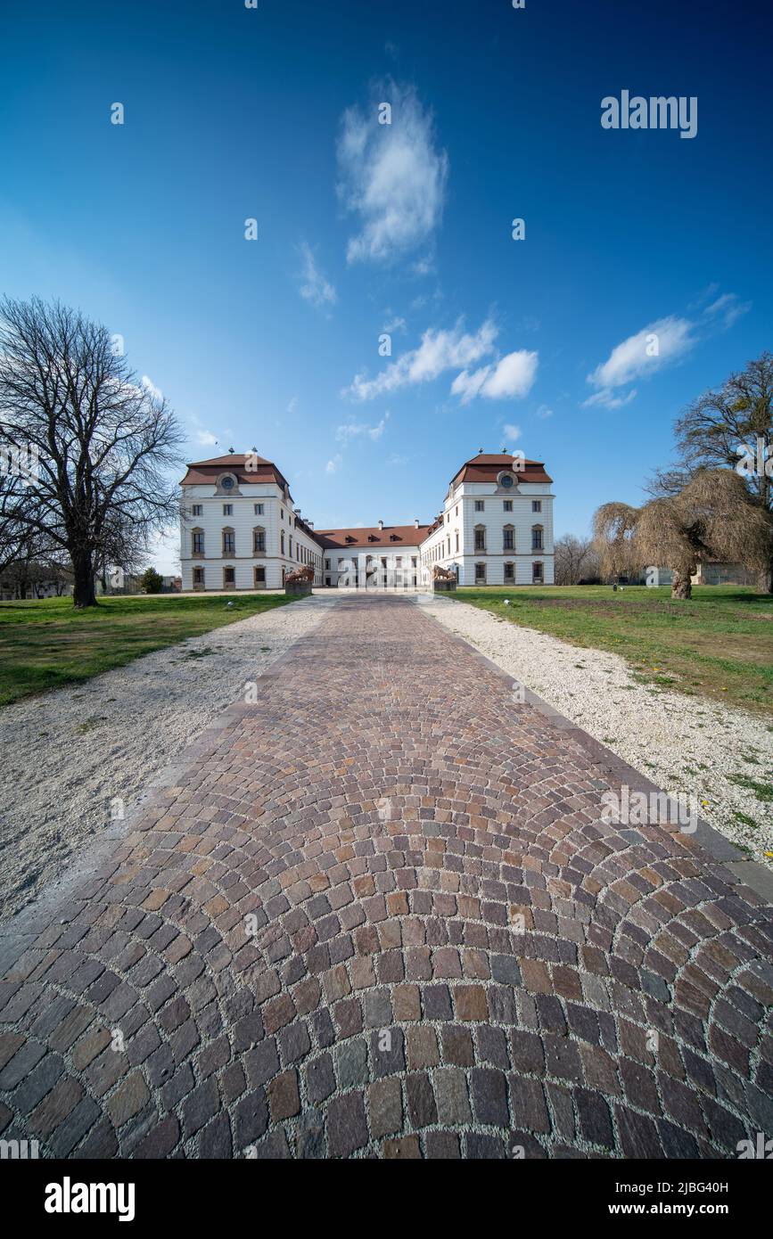 Beautiful Eszterhazy Castle in Papa, Hungary Stock Photo Alamy