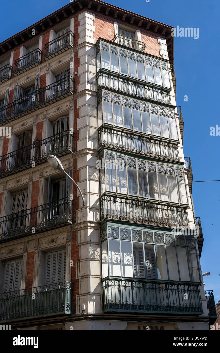 Building in Madrid Spain Stock Photo