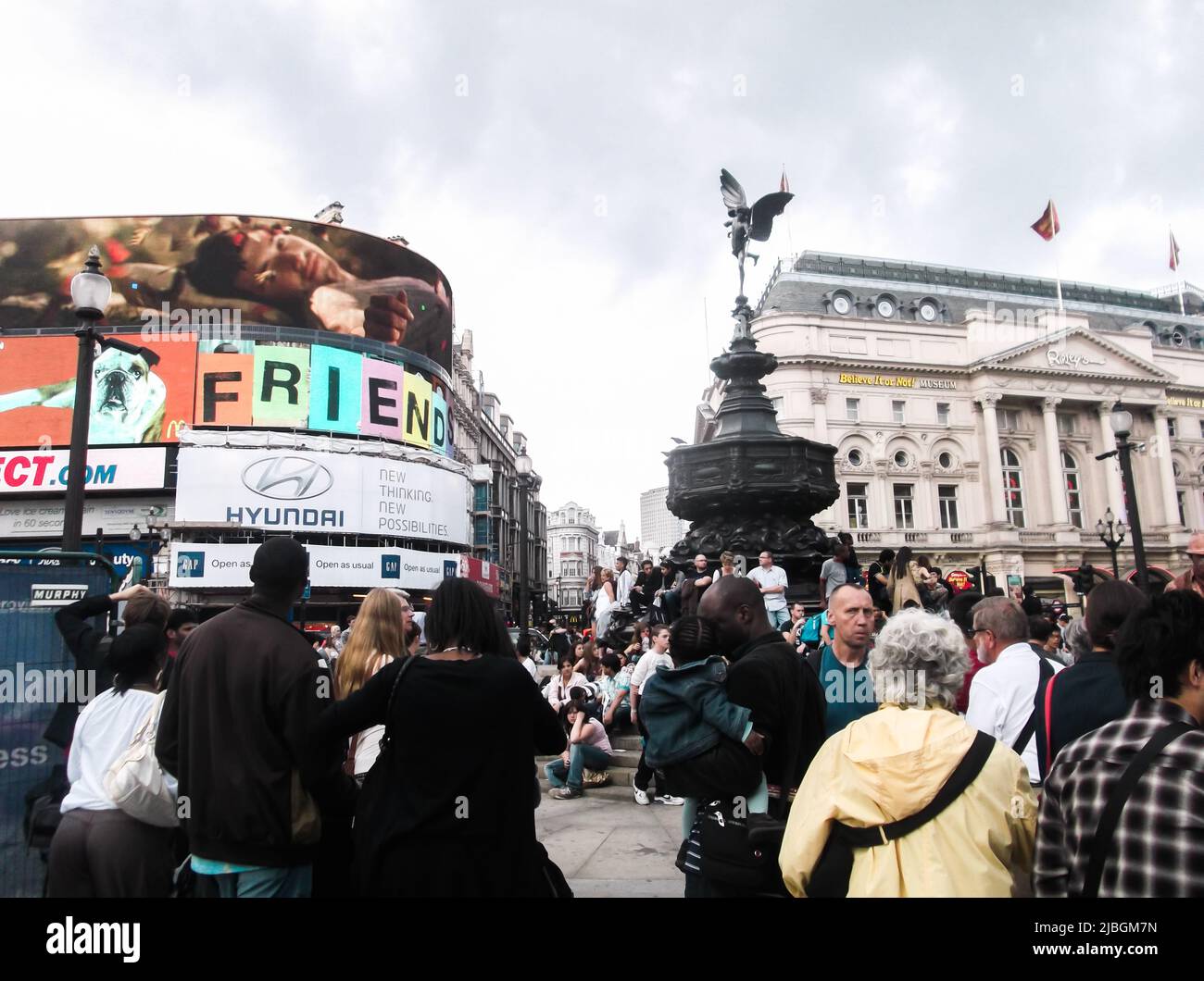 Piccadilly Circus, London, United Kingdom July 10, 2011 Massed