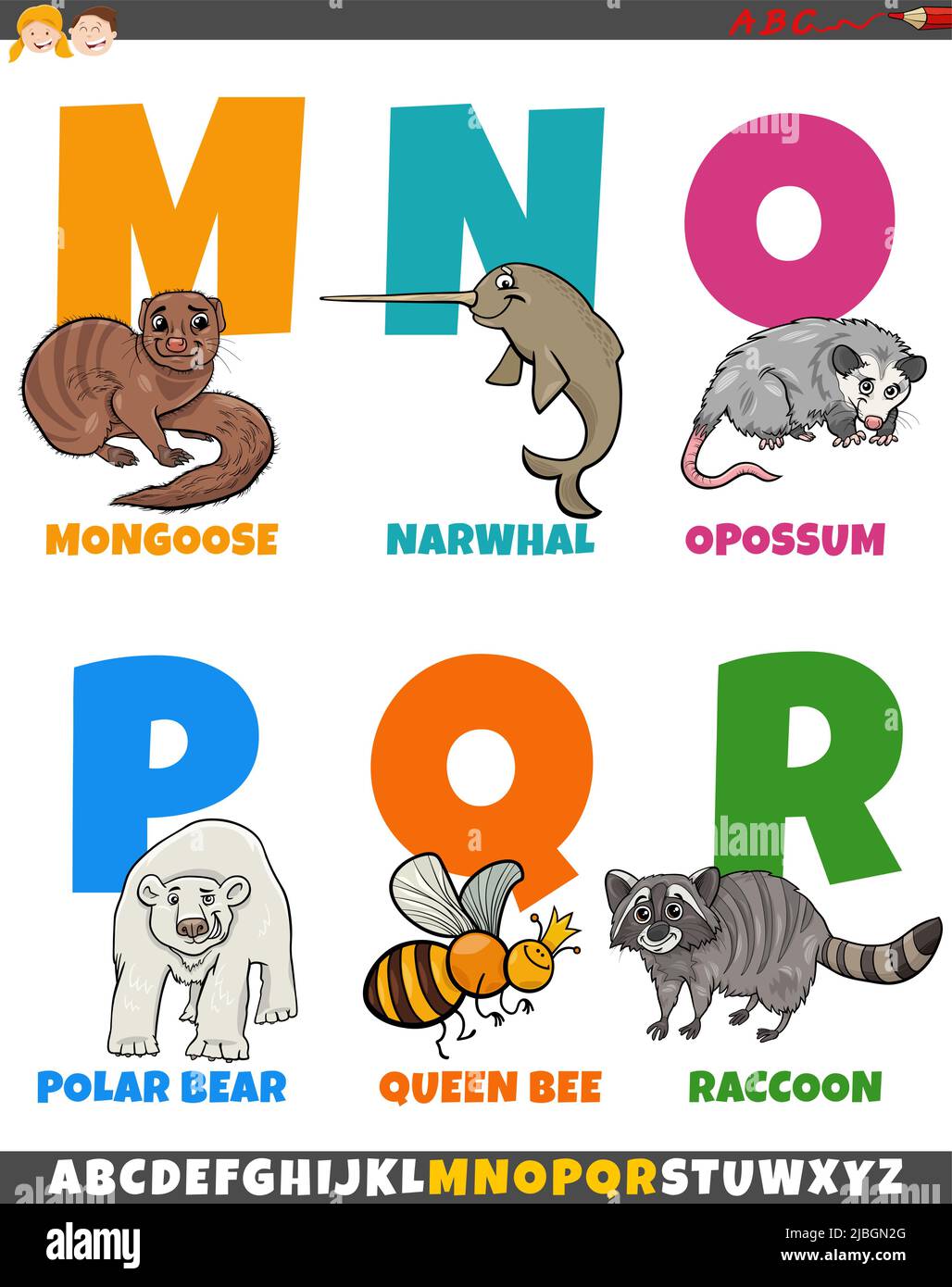 A vector illustration of alphabet animals from J to R Stock Vector Image & Art - Alamy A vector illustration of alphabet animals from J to R Stock Vector Image & Art - Alamy
