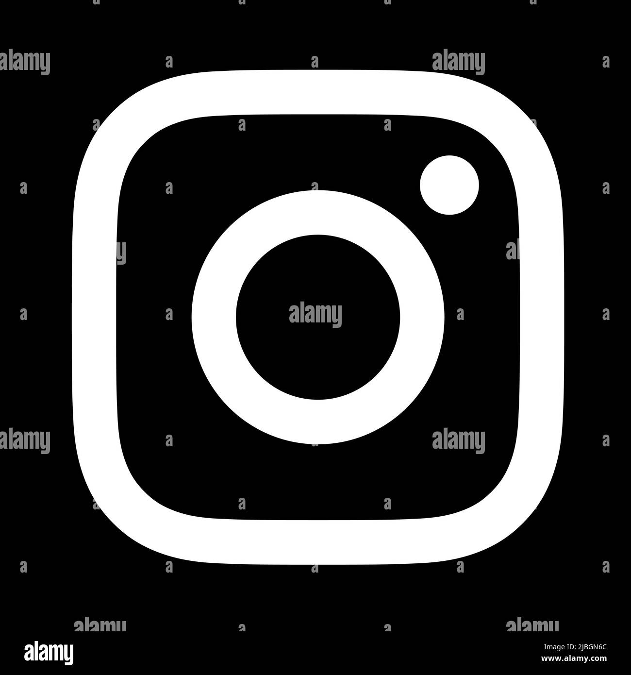 Instagram social media app icon Stock Vector