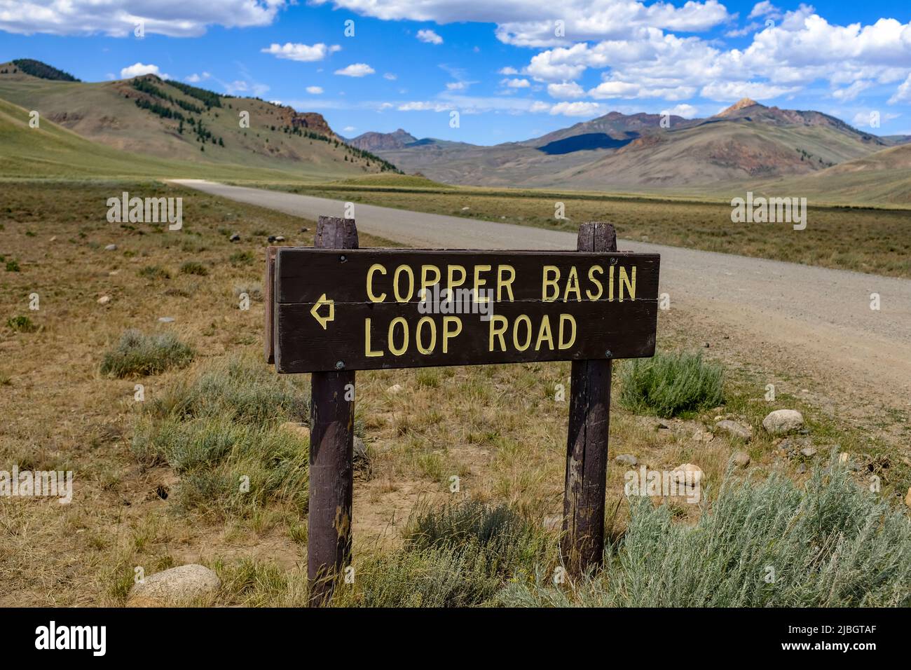 Copper Basin, Idaho Stock Photo Alamy
