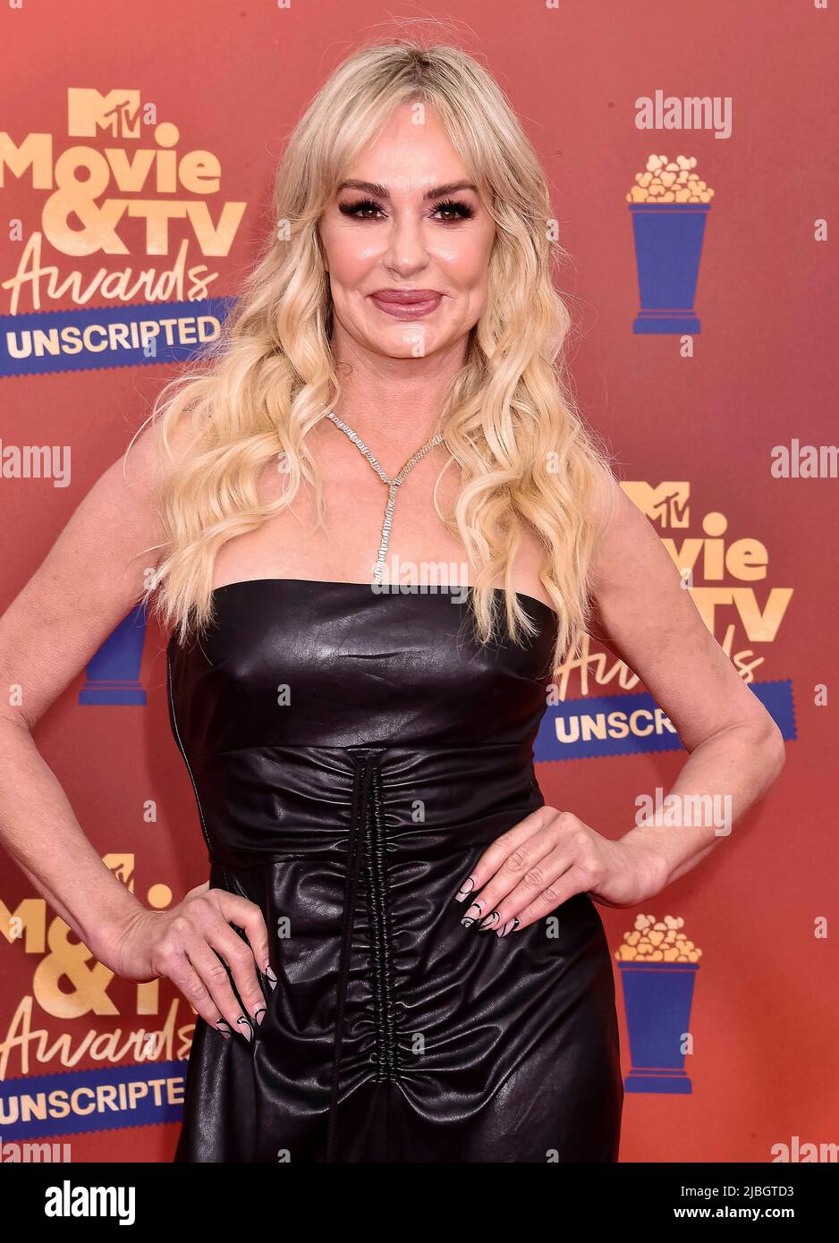 Taylor Armstrong attends the 2022 MTV Movie and TV Awards UNSCRIPTED at Barker Hangar in Santa