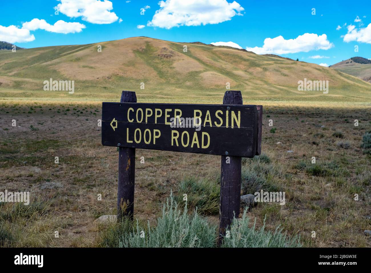 Copper Basin, Idaho Stock Photo Alamy