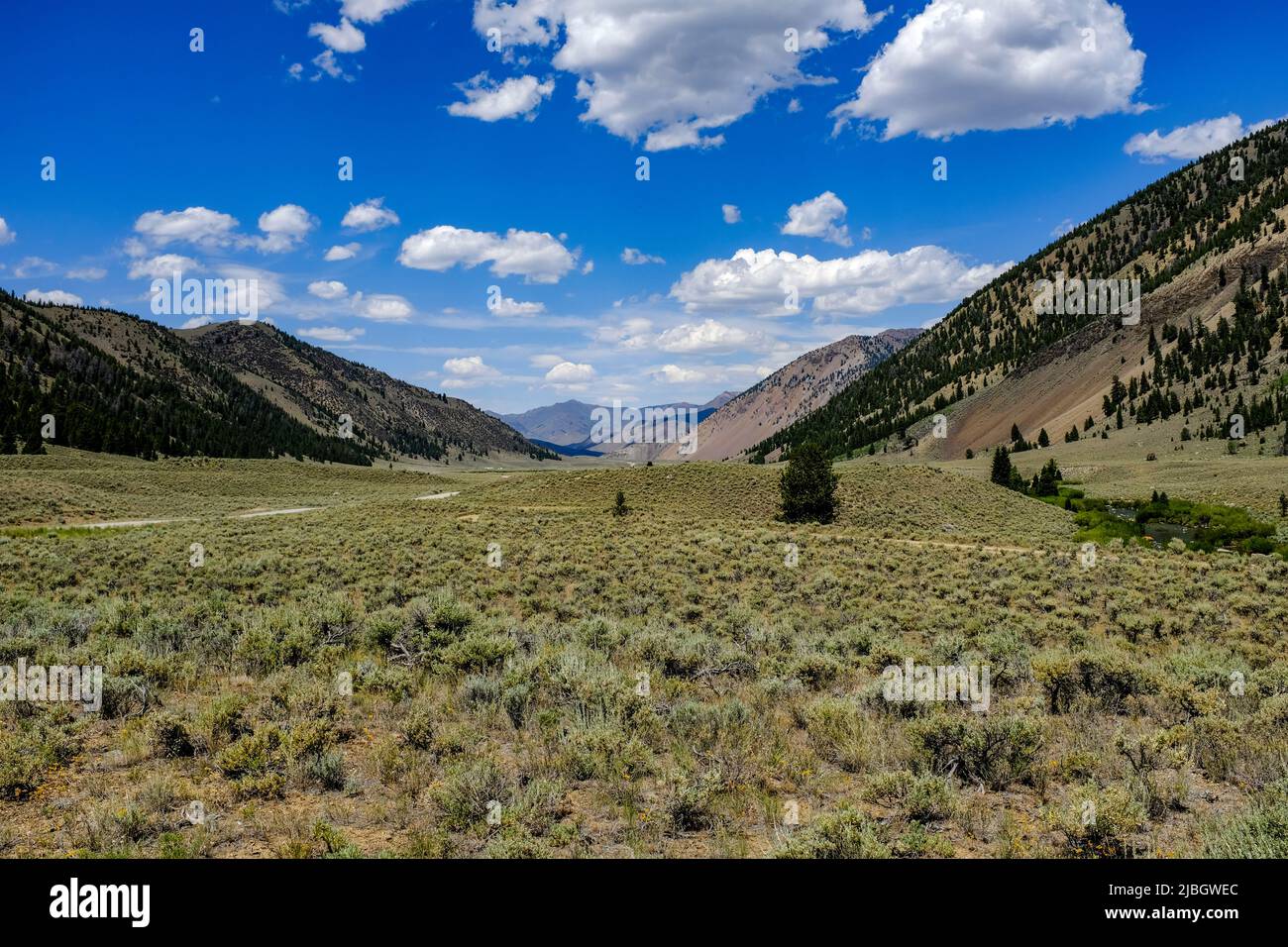 Copper Basin, Idaho Stock Photo Alamy