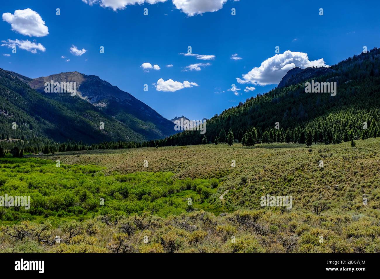 Copper Basin, Idaho Stock Photo Alamy