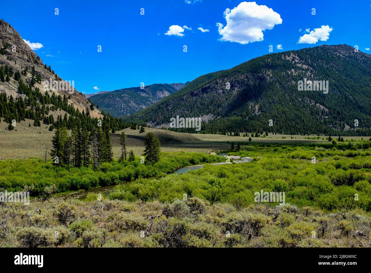 Copper Basin, Idaho Stock Photo Alamy