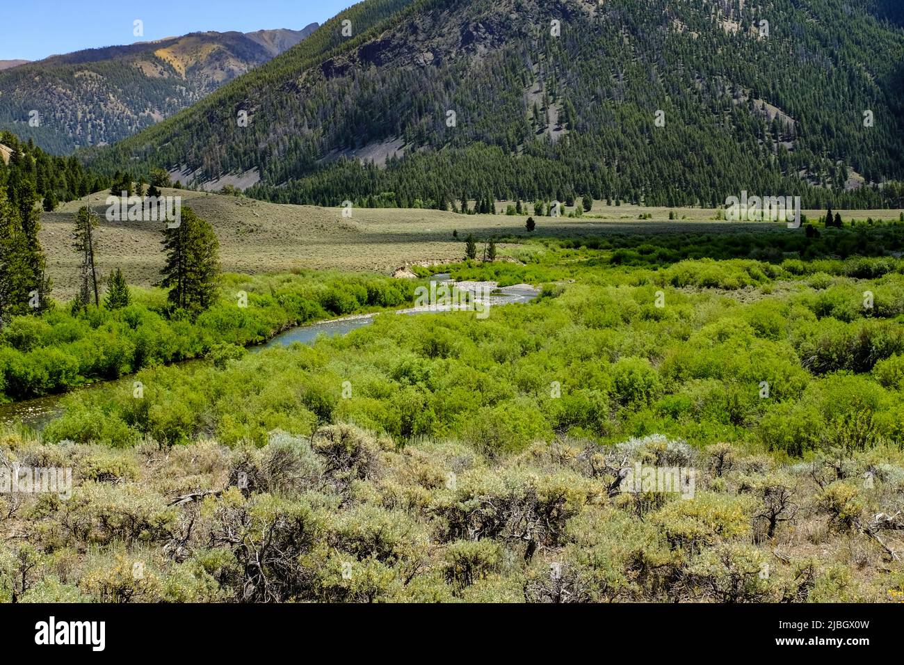 Copper Basin, Idaho Stock Photo Alamy