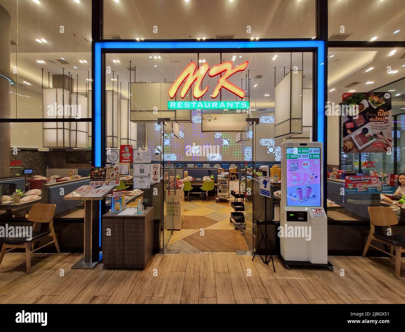 MK Restaurants in shopping mall at Thailand, Bangkok Stock Photo