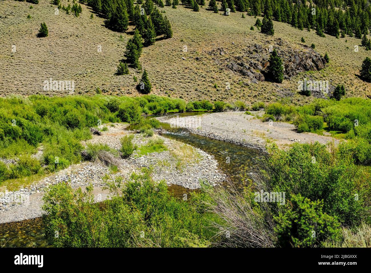 Copper Basin, Idaho Stock Photo Alamy