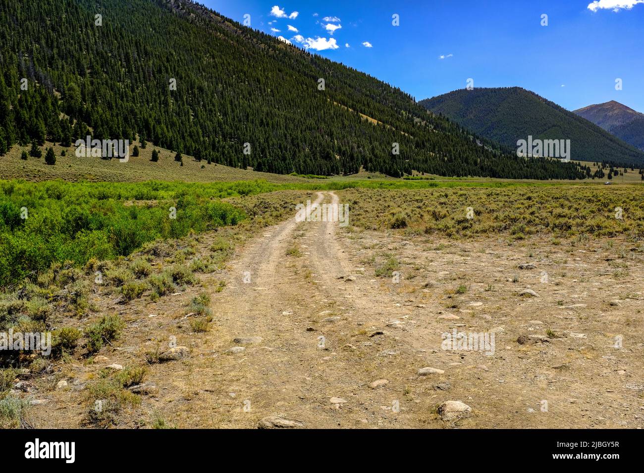 Copper Basin, Idaho Stock Photo Alamy