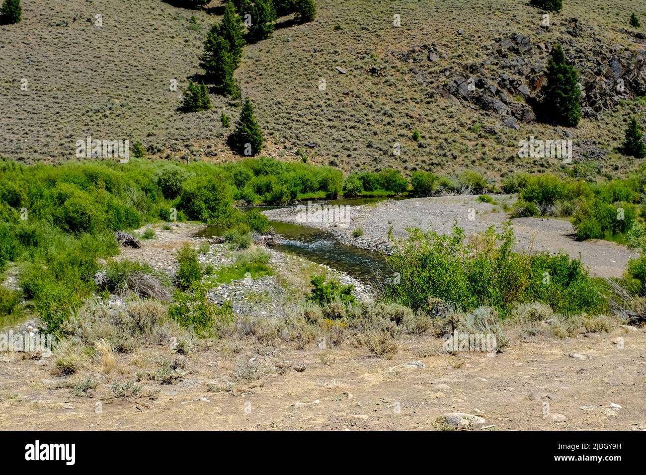 Copper Basin, Idaho Stock Photo Alamy