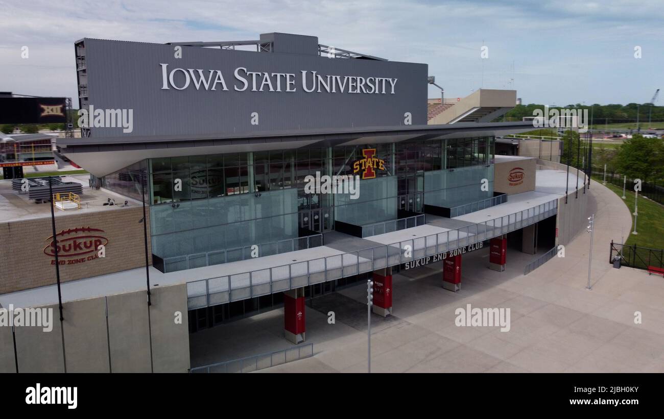 Ames, Iowa - May 28, 2022: Iowa State University Cyclones' college campus Stock Photo