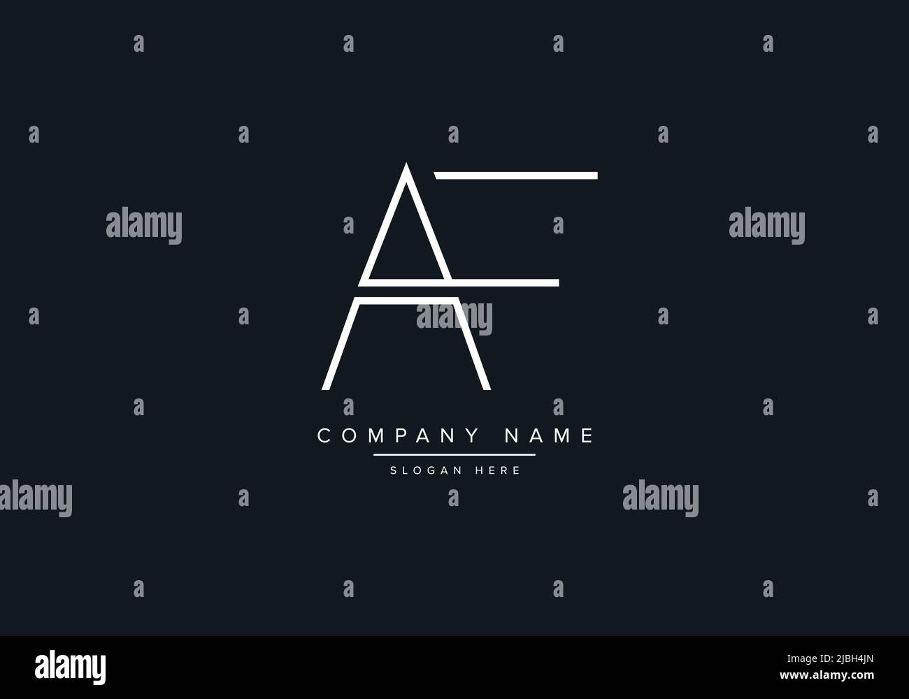 AF LETTER LOGO DESIGN VECTOR TEMPLATE Stock Vector Image & Art - Alamy