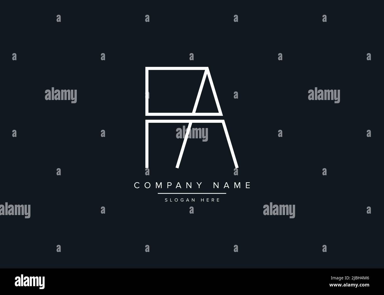 FA LETTER LOGO DESIGN VECTOR TEMPLATE Stock Vector Image & Art - Alamy