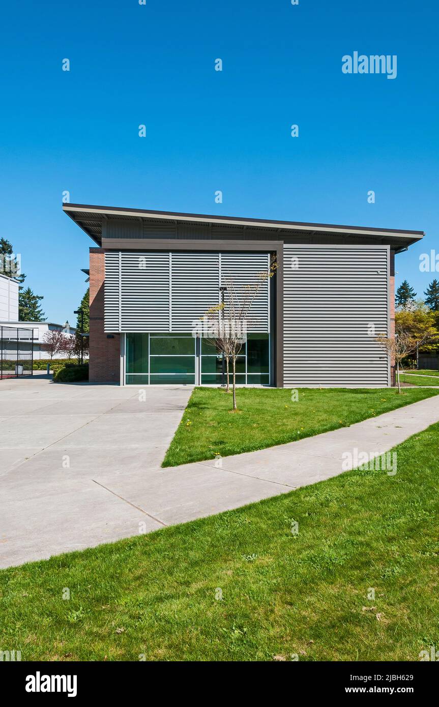 David Douglas High School, North Building in Portland, Oregon Stock
