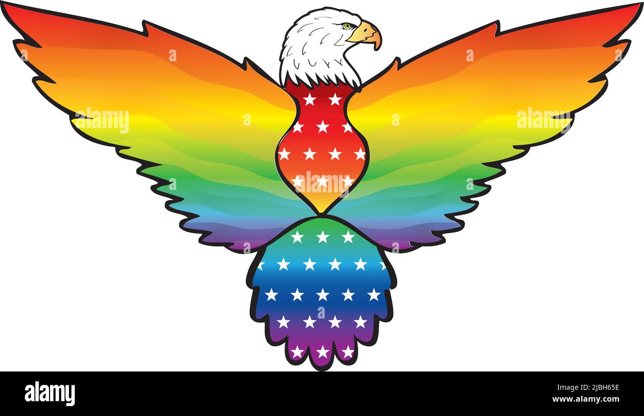 Inclusive rainbow flag Stock Vector Images - Alamy