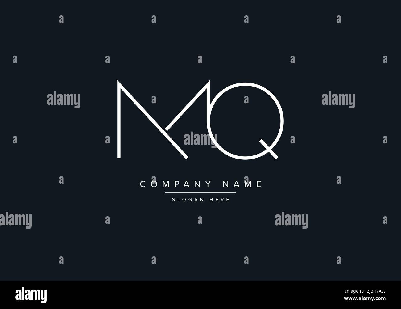 Mq letters Stock Vector Images - Alamy
