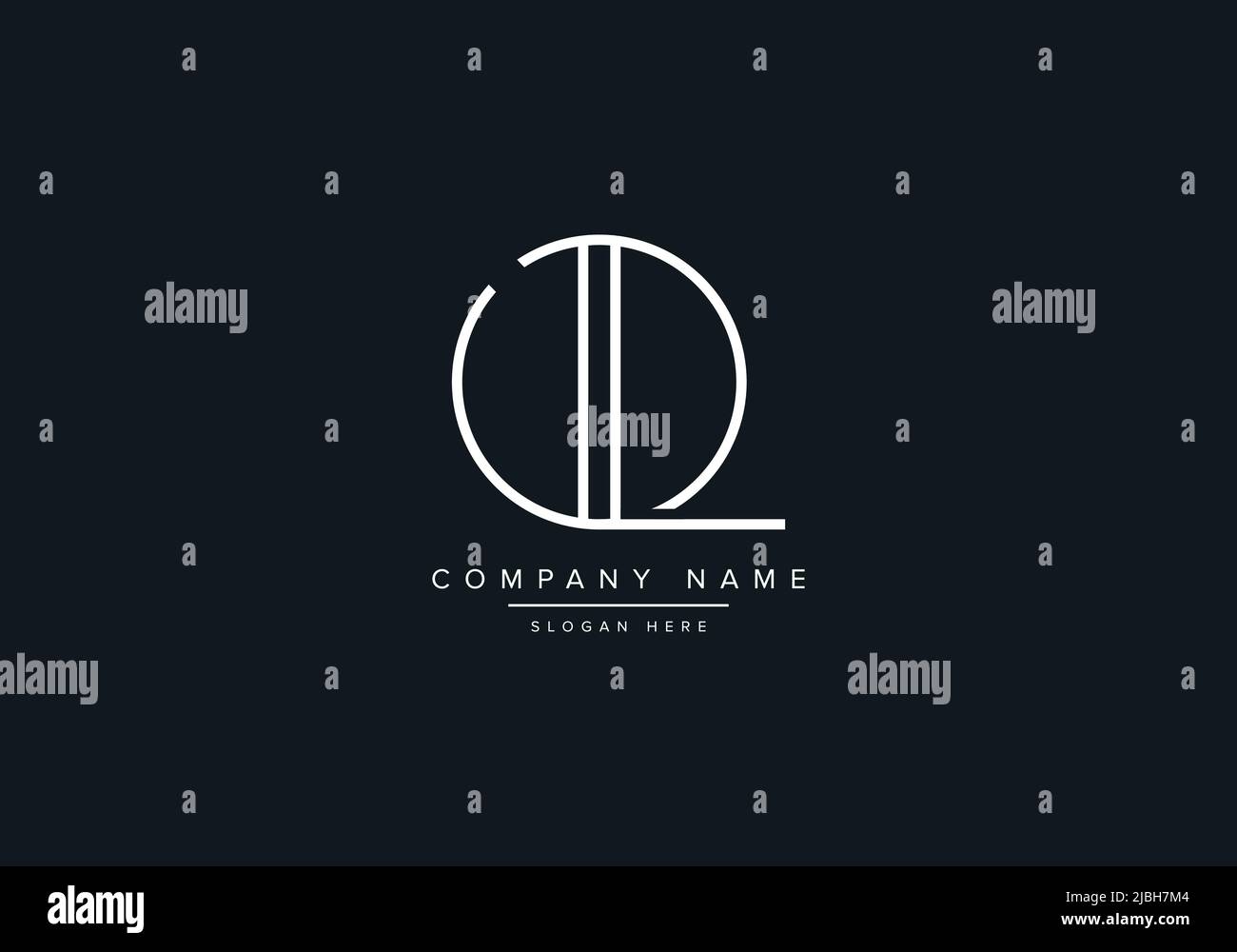 Creative Letters XI Logo Design Vector Template. Stock Vector