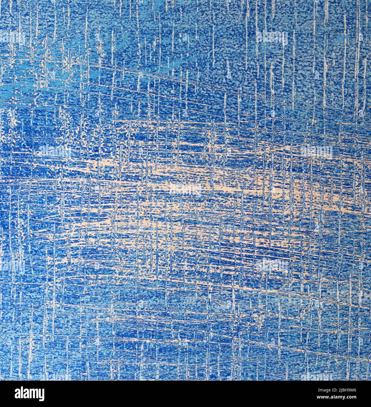 Blue wooden background with space for text or image Stock Photo