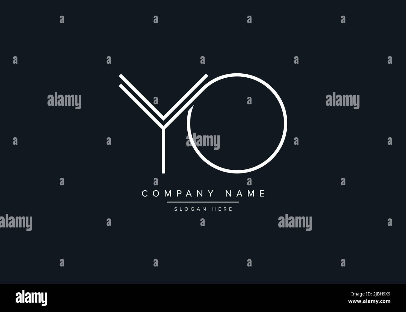 YP abstract letters logo monogram Stock Vector
